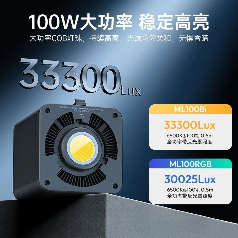 مصباح رئيسي 100WCOB يملأ الضوء - مراجعة Photography Lighting Portable وسعره