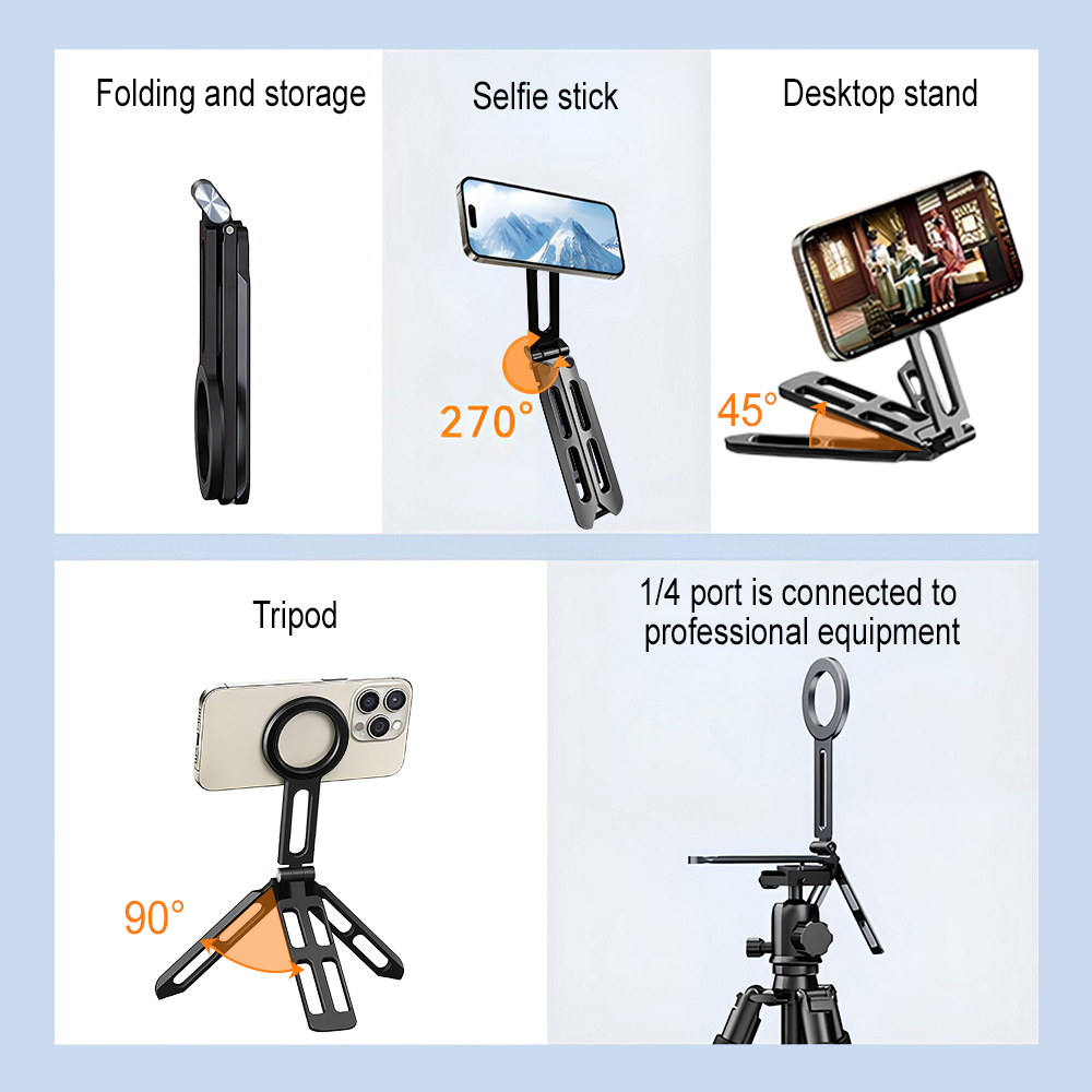 حامل هاتف مغناطيسي رباعي المحا - مراجعة Photography Lighting Portable وسعره
