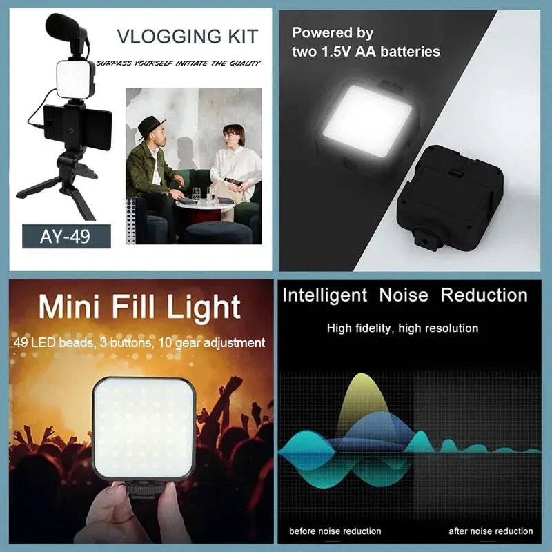 طقم تصوير فيديو للهواتف الذكية - مراجعة Iris Photography Led Lighting Pack وسعره