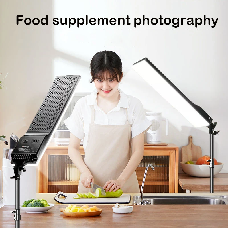 مستطيلة LED استوديو الصور ضوء  - مراجعة Video Light Panel Led وسعره